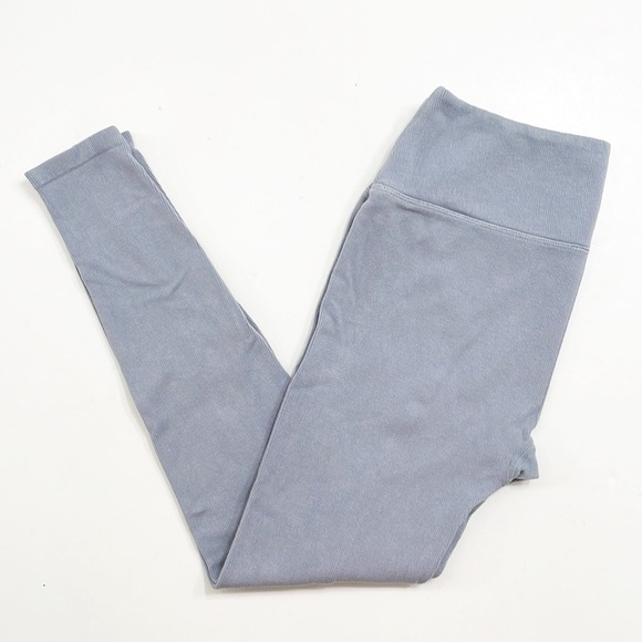 Fabletics blue ribbed leggings - Picture 1 of 4